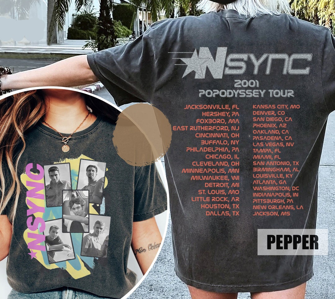 NSYNC Shirt NSYNC Go on Tour Shirt Pop Music Boyband Shirt Etsy