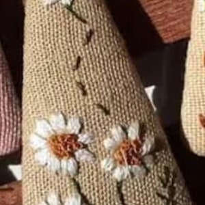 Daisy Bee bestickte Haarspangen für Frauen Mädchen, bestickte Haarspange, Blumen-Druckknöpfe, handgemachte Haarspange, Geschenk für Sie 3.Daisy Garden