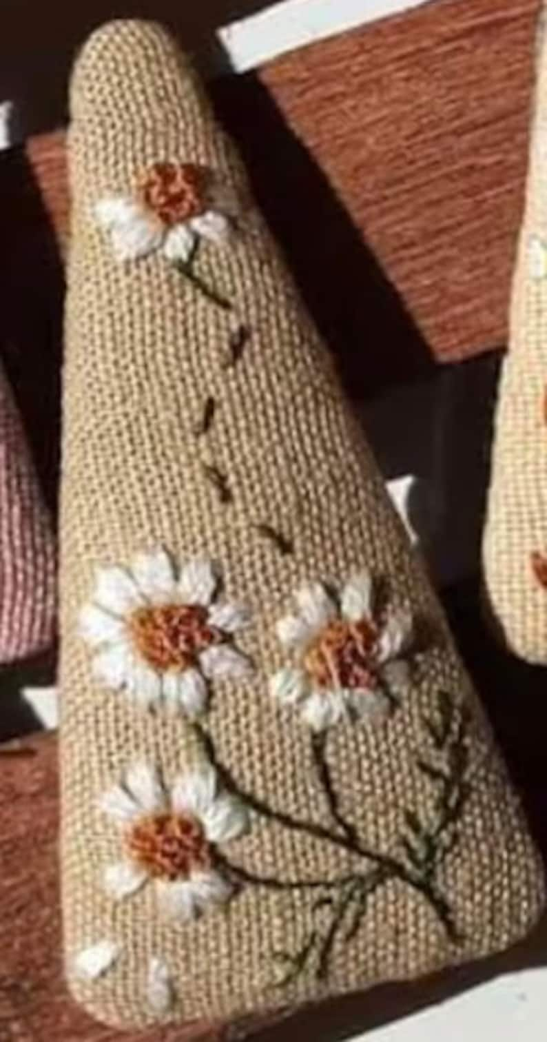 Daisy Bee bestickte Haarspangen für Frauen Mädchen, bestickte Haarspange, Blumen-Druckknöpfe, handgemachte Haarspange, Geschenk für Sie 3.Daisy Garden