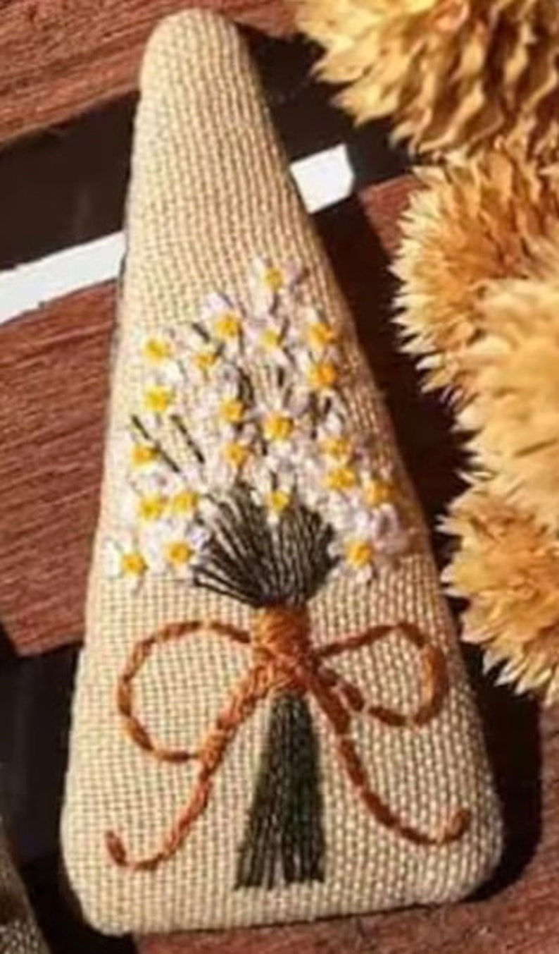 Daisy Bee bestickte Haarspangen für Frauen Mädchen, bestickte Haarspange, Blumen-Druckknöpfe, handgemachte Haarspange, Geschenk für Sie 4.Daisy Bouquet