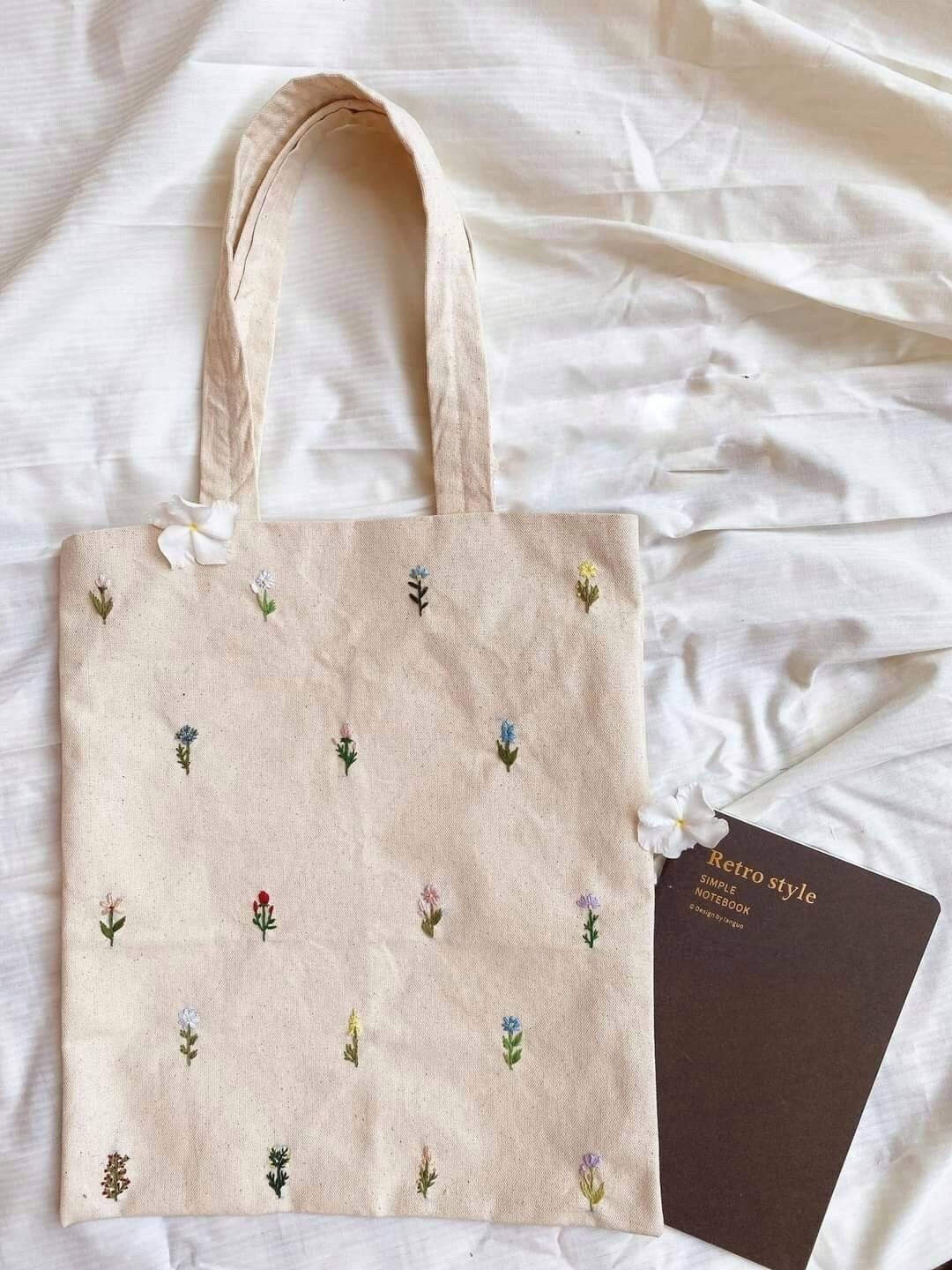 Embroidered Tote Bag Etsy Ireland