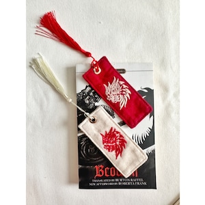 Dragon Embroidered Bookmark, Handmade Embroidery Bookmark, Gift For Men, Unique Gifts For Book Lovers