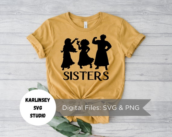 Sisters, Encanto, Luisa, Mirabel, Isabela, Madrigal, SVG