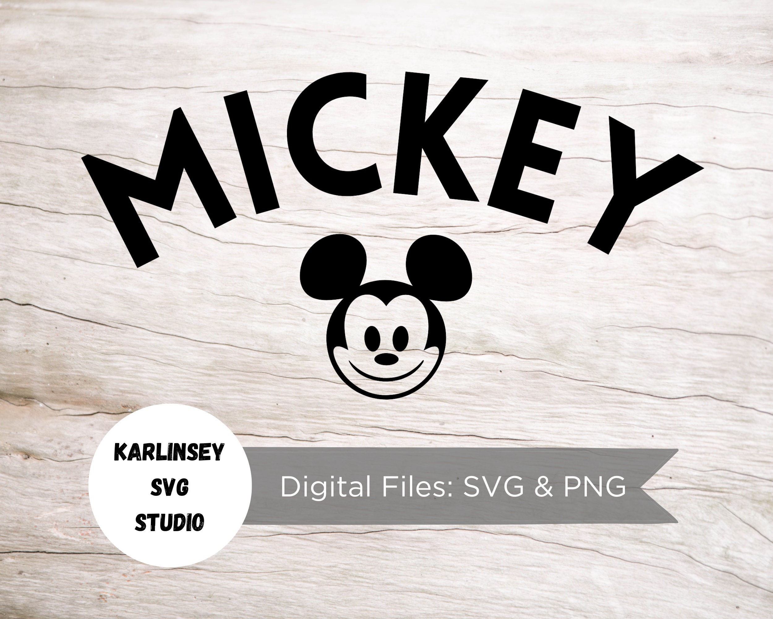 Mickey Mouse SVG PNG Cut File Silhouette Cricut Digital - Etsy