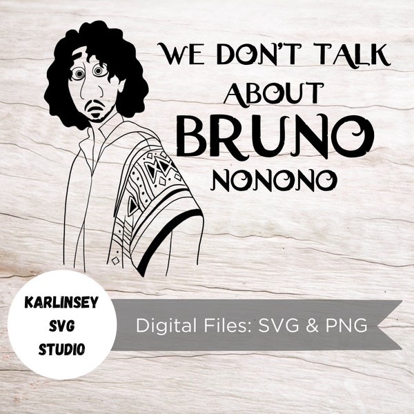 We don't talk about Bruno, Encanto, Madrigal, Mirabel, SVG, PNG, cut file, digital download, silhouette, cricut, magical, castle, mickey
