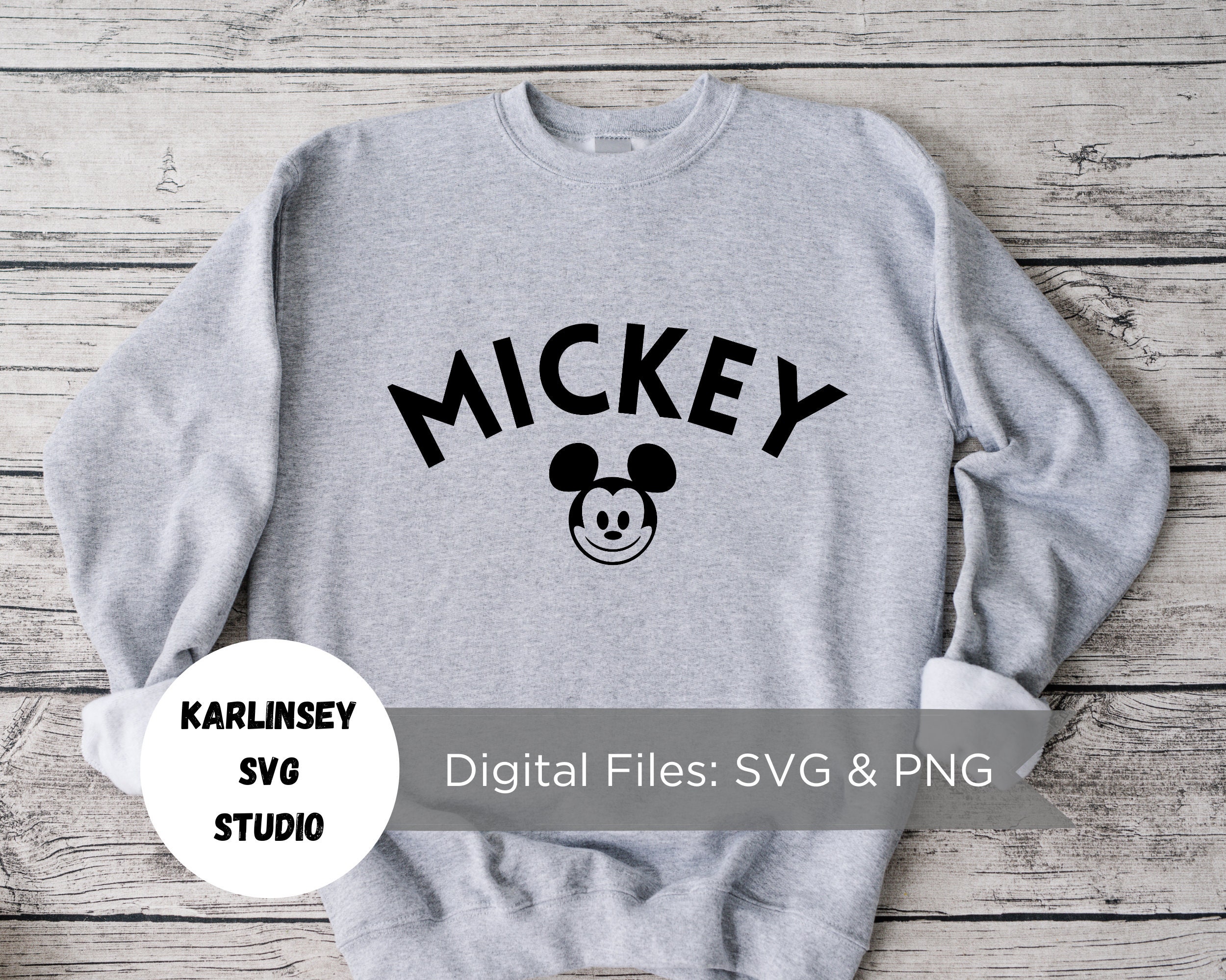 Mickey Mouse SVG PNG Cut File Silhouette Cricut Digital - Etsy