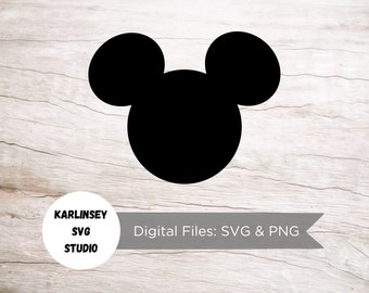 Mickey Mouse, SVG, PNG, elemento de design, básico, design gráfico, silhueta, cricut, arquivo cortado, reino mágico, annaheim, orlando, castelo, artesanato