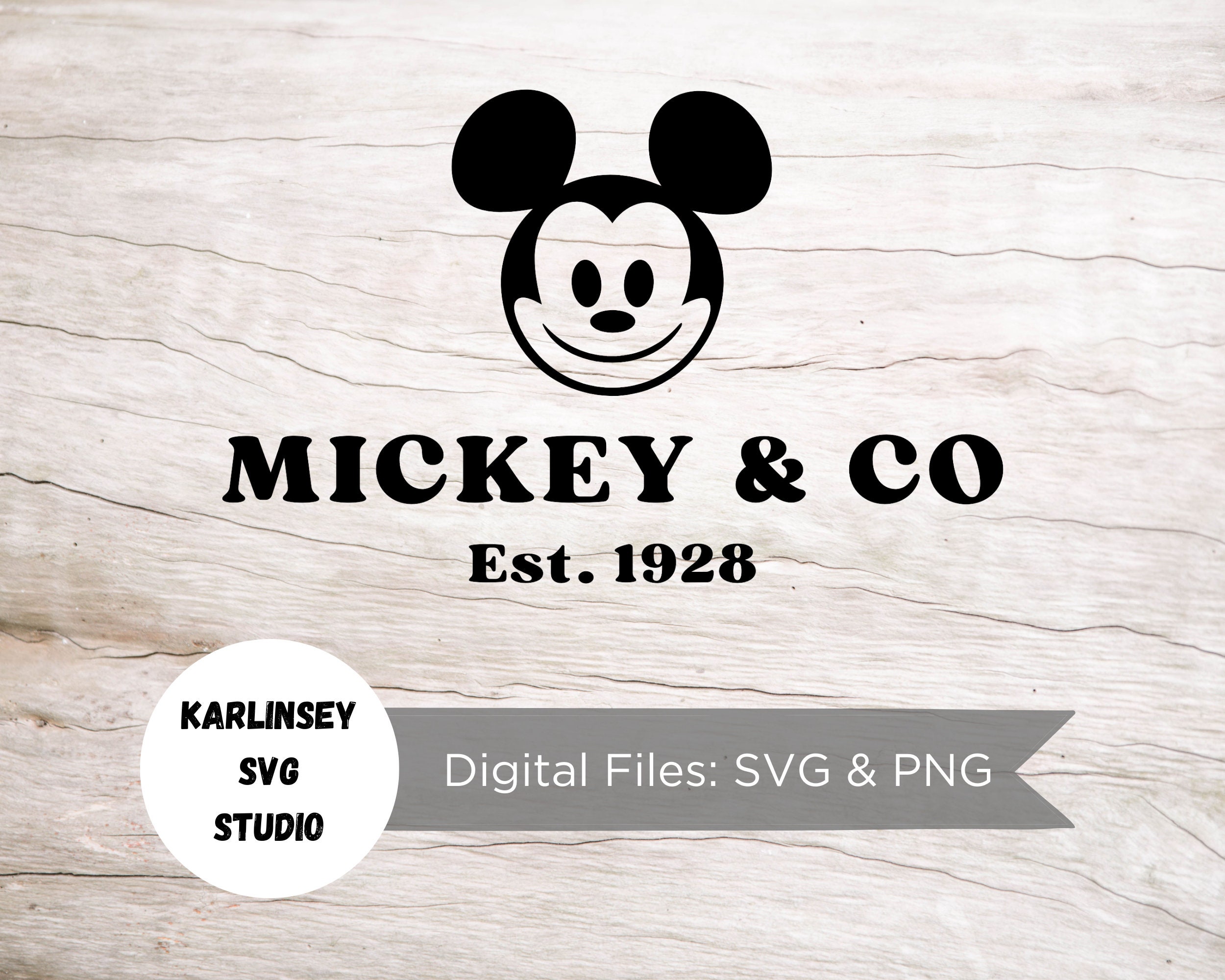 Mickey and Co. Est 1928 SVG PNG Cut File Silhouette - Etsy Norway