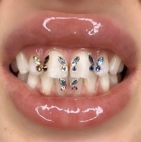 2 Sets. DIY Tooth Gem Bundle Classic Set and Butterfly Crystals Etsy