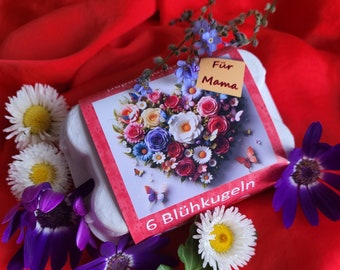 Minigeschenk zum Muttertag, originell  kleines Mitbringsel für Mama, Blumengeschenk, personalisiertes Geschenk, kleines Dankeschön, für Mama