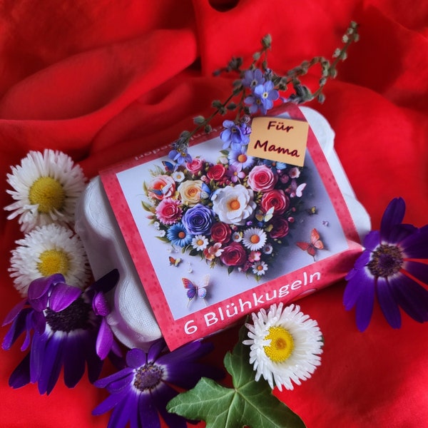 Minigeschenk zum Muttertag, originell  kleines Mitbringsel für Mama, Blumengeschenk, personalisiertes Geschenk, kleines Dankeschön, für Mama