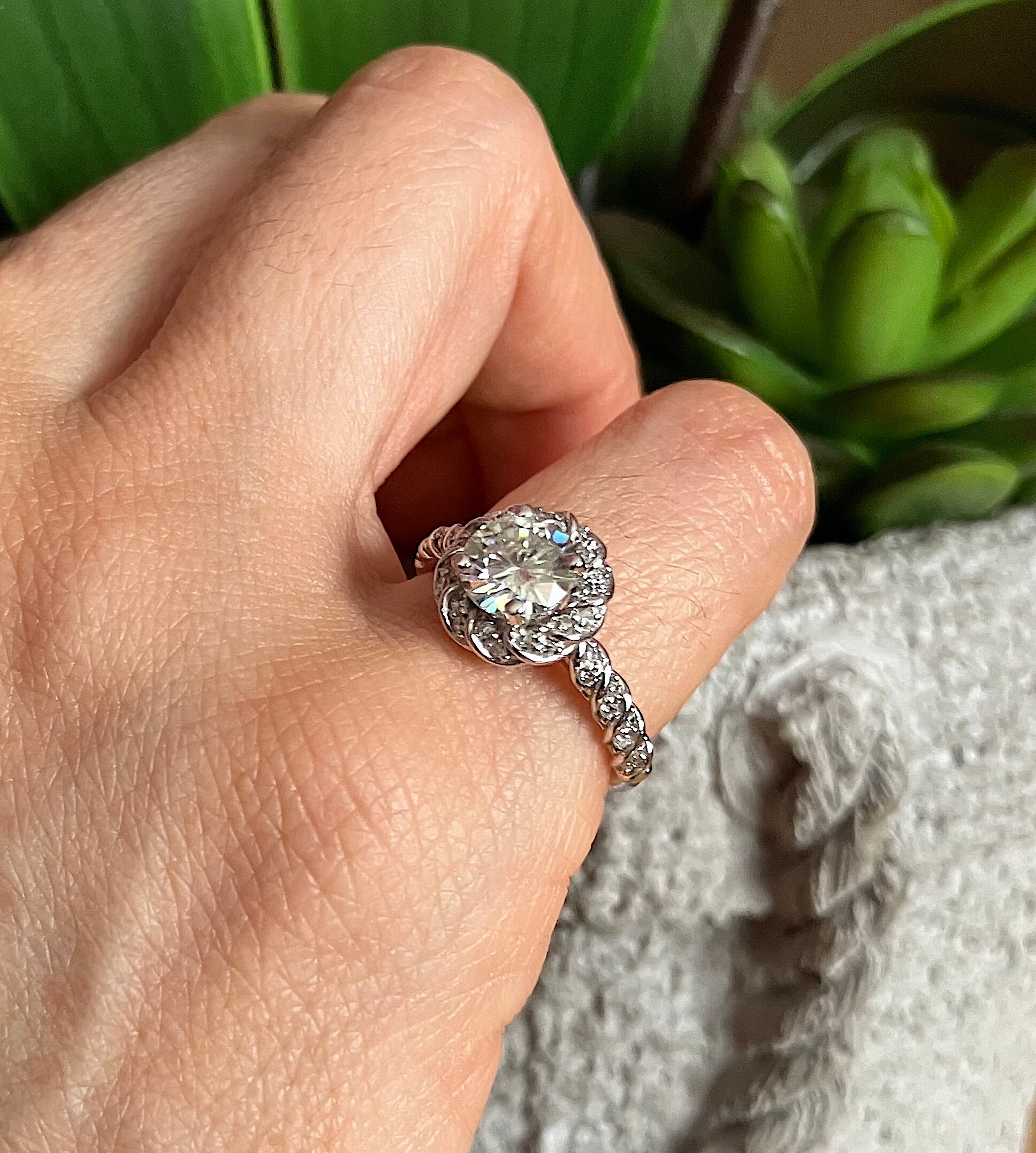 1.31 carat clearance diamond ring