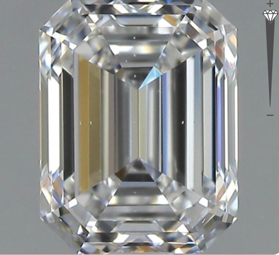 GIA 1.50ct F VS2 Emerald Cut Diamond for Engagement Ring Loose Genuine