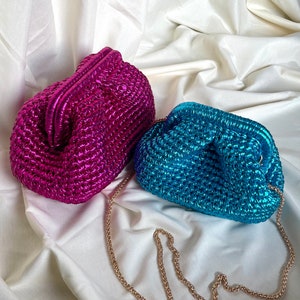 Fuchsia box pleat baggies