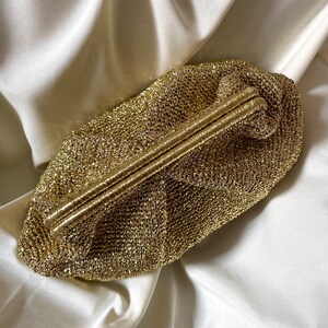 Xoxo Handwoven Raffia Clutch with Pink and Gold Beaded Heart main image 1