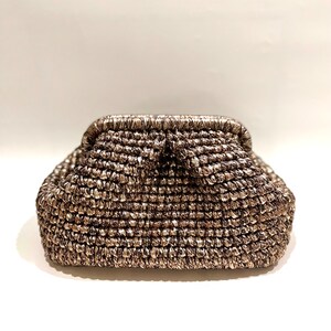 Bold Hardware Accent Snake Pattern Faux Leather Evening Clutch Bag Crossbody Bag
