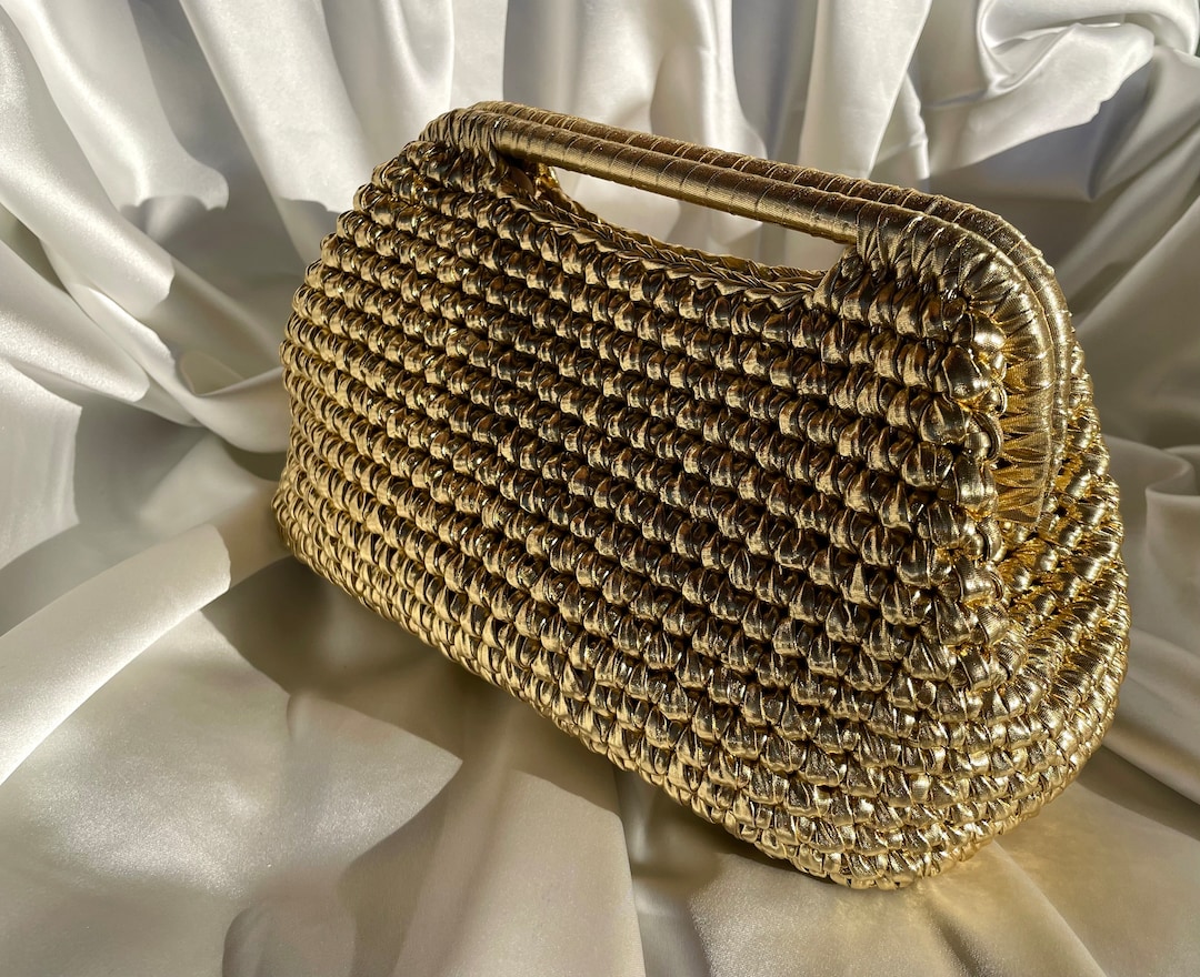 PHILOMENA Elegante pochette da donna, in pelle vegana, morbida