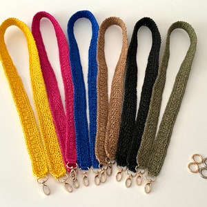 Bandoulière tissée en tricot pour sac à bandoulière | Bandoulière en paille | Bandoulière en raphia | Accessoires faits main