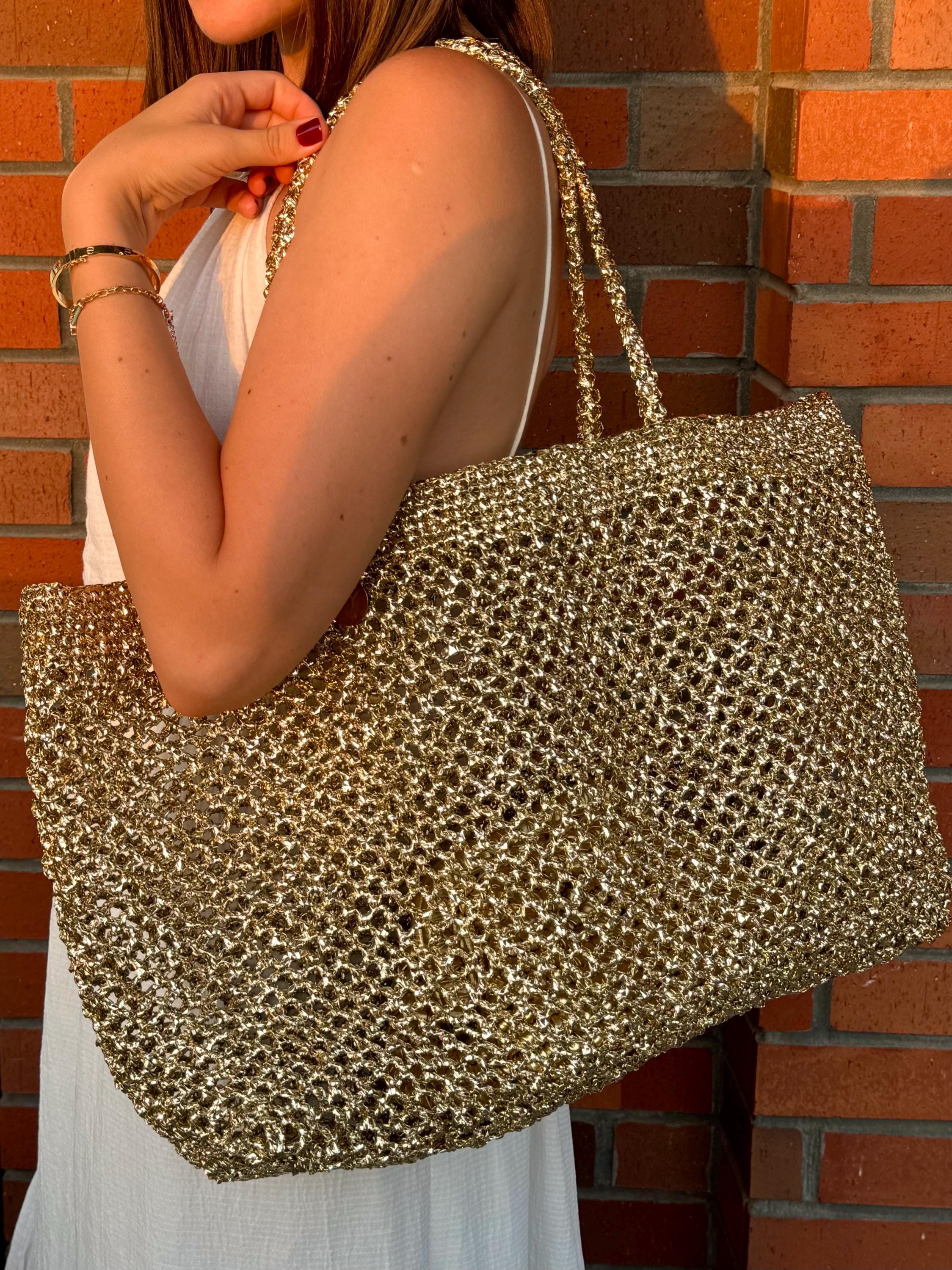 【G FORE】 CROCHET TOTE(WOMEN) / 追跡付 Tod's - Timeless Shopping Bag Raffia Crochet Tote
