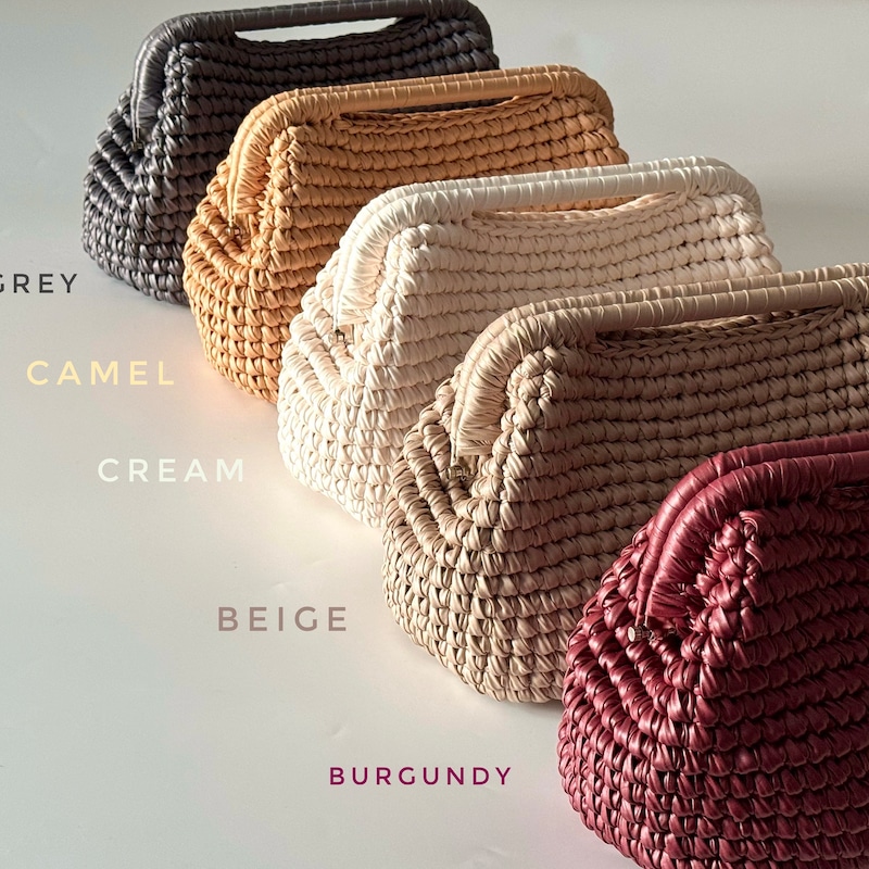 Woven Hand Bag with Pouch main image 0