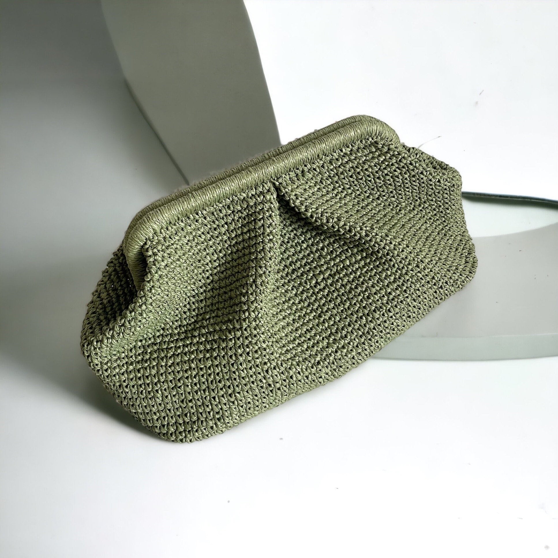 Color Verde Botella Bolso Fiesta Verde Oscuro Bolso Clutch Verde