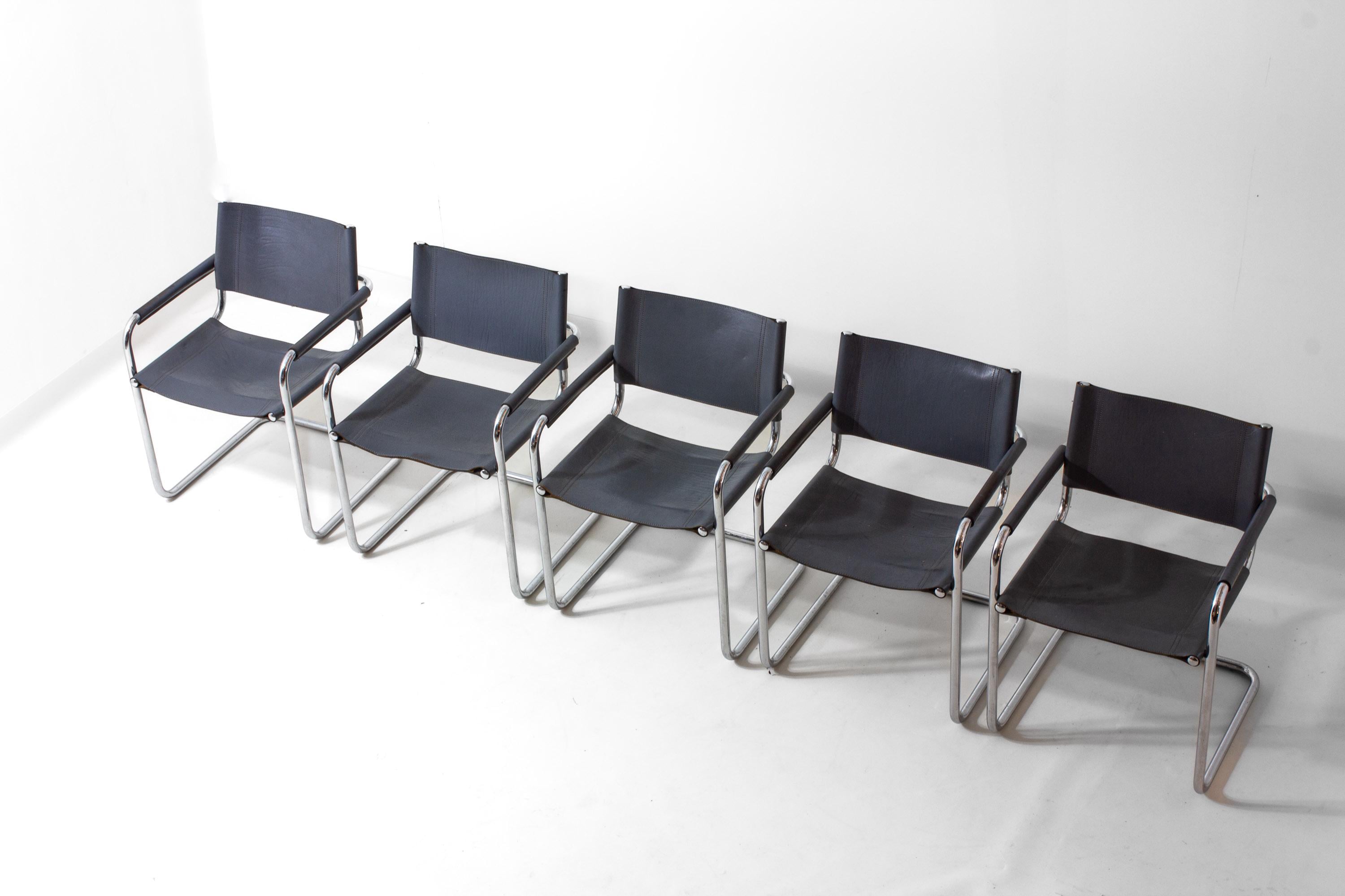 Set of Leather Bauhaus 