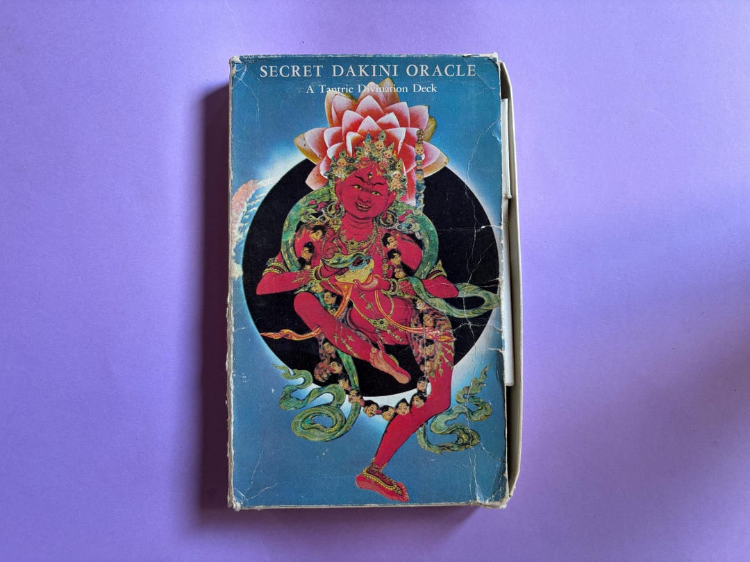 Vintage 1977 Secret Dakini Oracle Deck: Tantric Divination Tarot