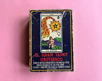 【Vintage】EL GRAN TAROT ESOTERICO タロット El Gran Tarot Esoterico 1992 Fournier Rare - Etsy