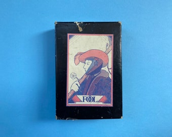 Aquarian TAROT the Fool Blue Back Cards 1970 AQ78 Palladini Art
