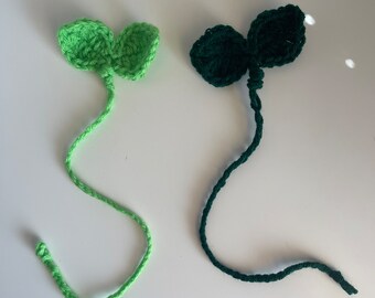 Crochet Leaf Bookmark, Handmade Bookmark