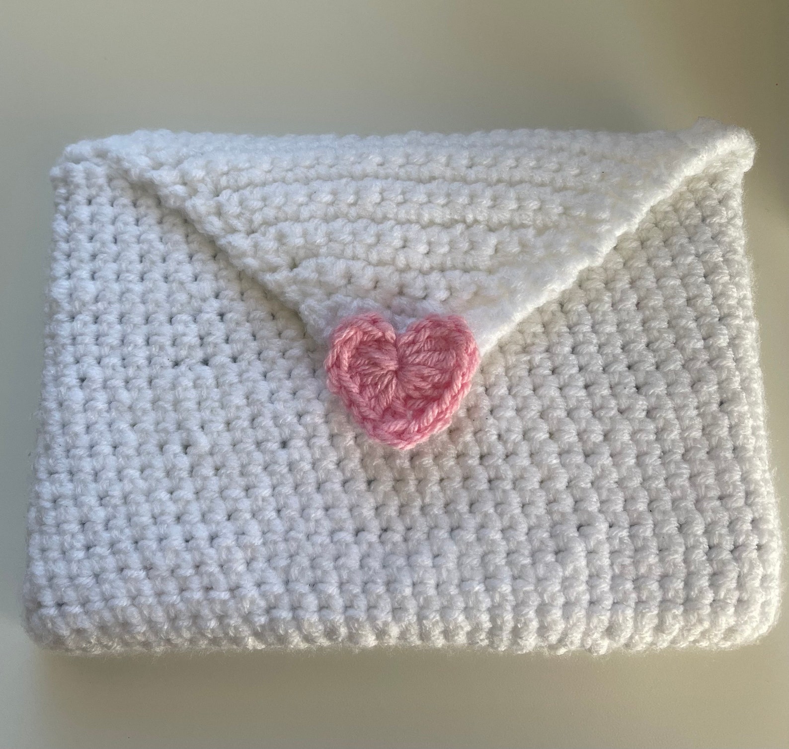 Crochet Love Letter Book Sleeve Love Letter Handmade Book Etsy