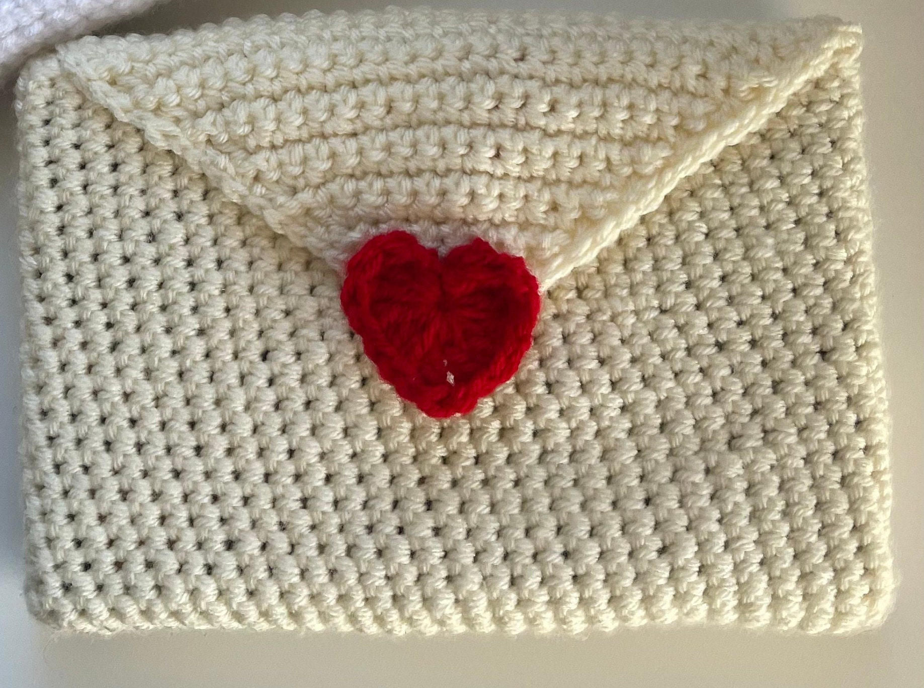 Crochet Love Letter Book Sleeve Love Letter Handmade Book Etsy