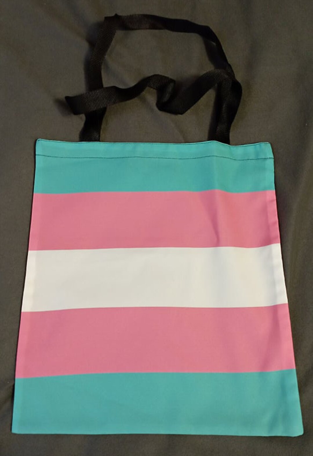 Trans Pride Flag Handmade Tote Bag - Etsy