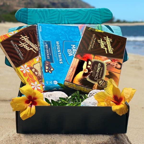 Premium Hawaiian chocolates - gift for her - gift for him - premium gift -  chocolate box  - chocolate box