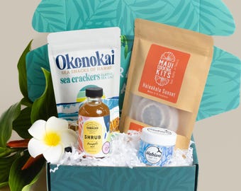 Caja de regalo de comida gourmet hawaiana: Sabores artesanales de la isla