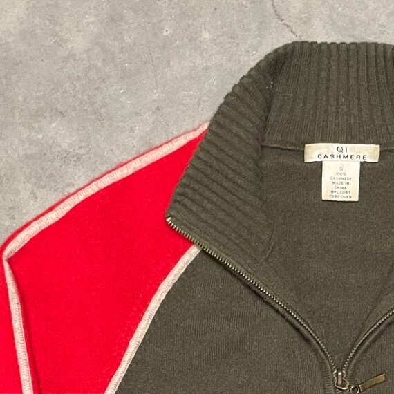 1990s / Y2K - 100% Cashmere Zip Up Fleece - image 4