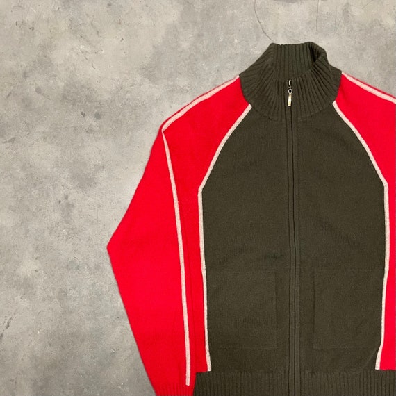 1990s / Y2K - 100% Cashmere Zip Up Fleece - image 1