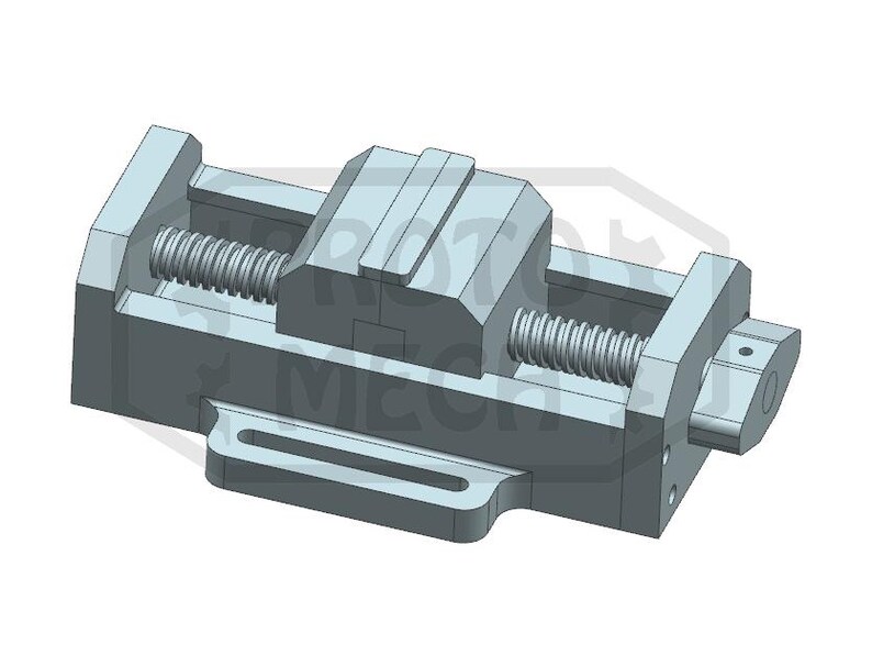 Self-centering Vise STL – 3D Printable Bench Vise With Assembly Guide ...
