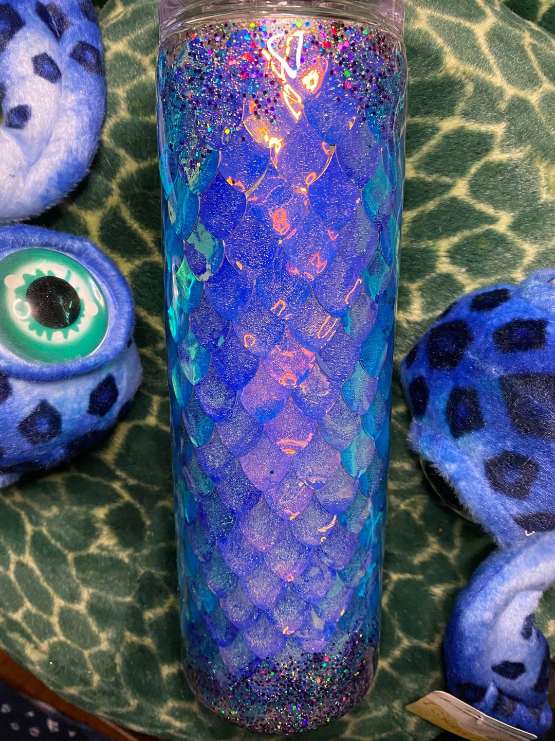 3D Dragon Scales Tumbler Etsy