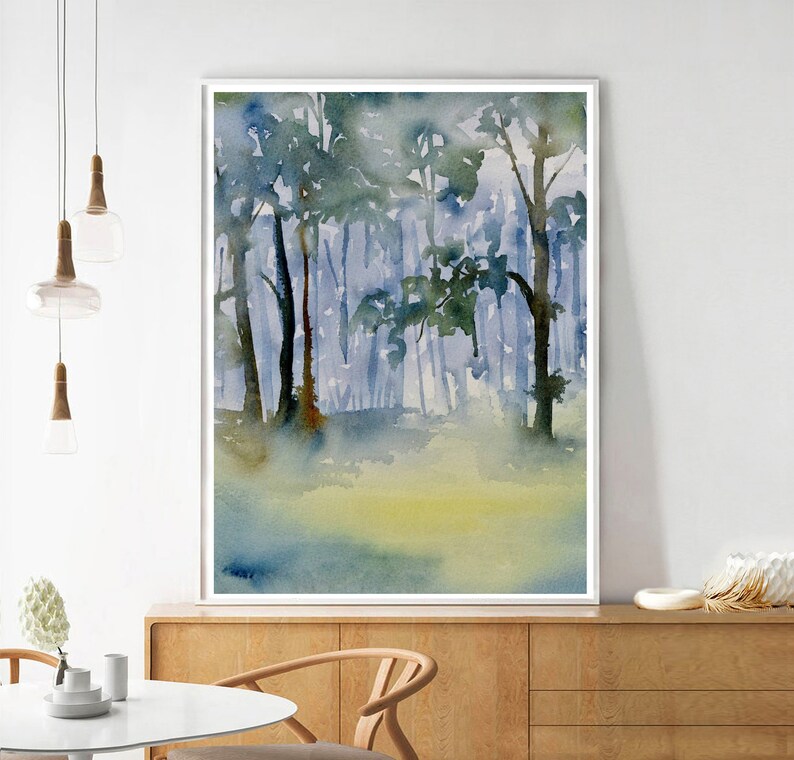 Calming Wall Art Print Tranquil Decor Art Mindfulness Etsy
