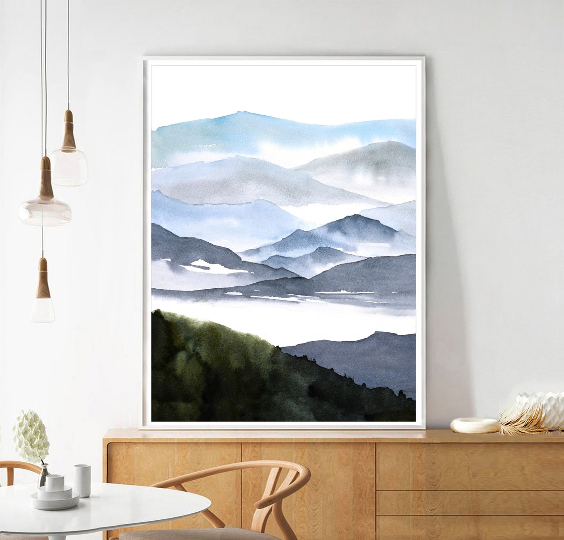 Poster Size Art Large Wall Decor Office Wall Print Etsy