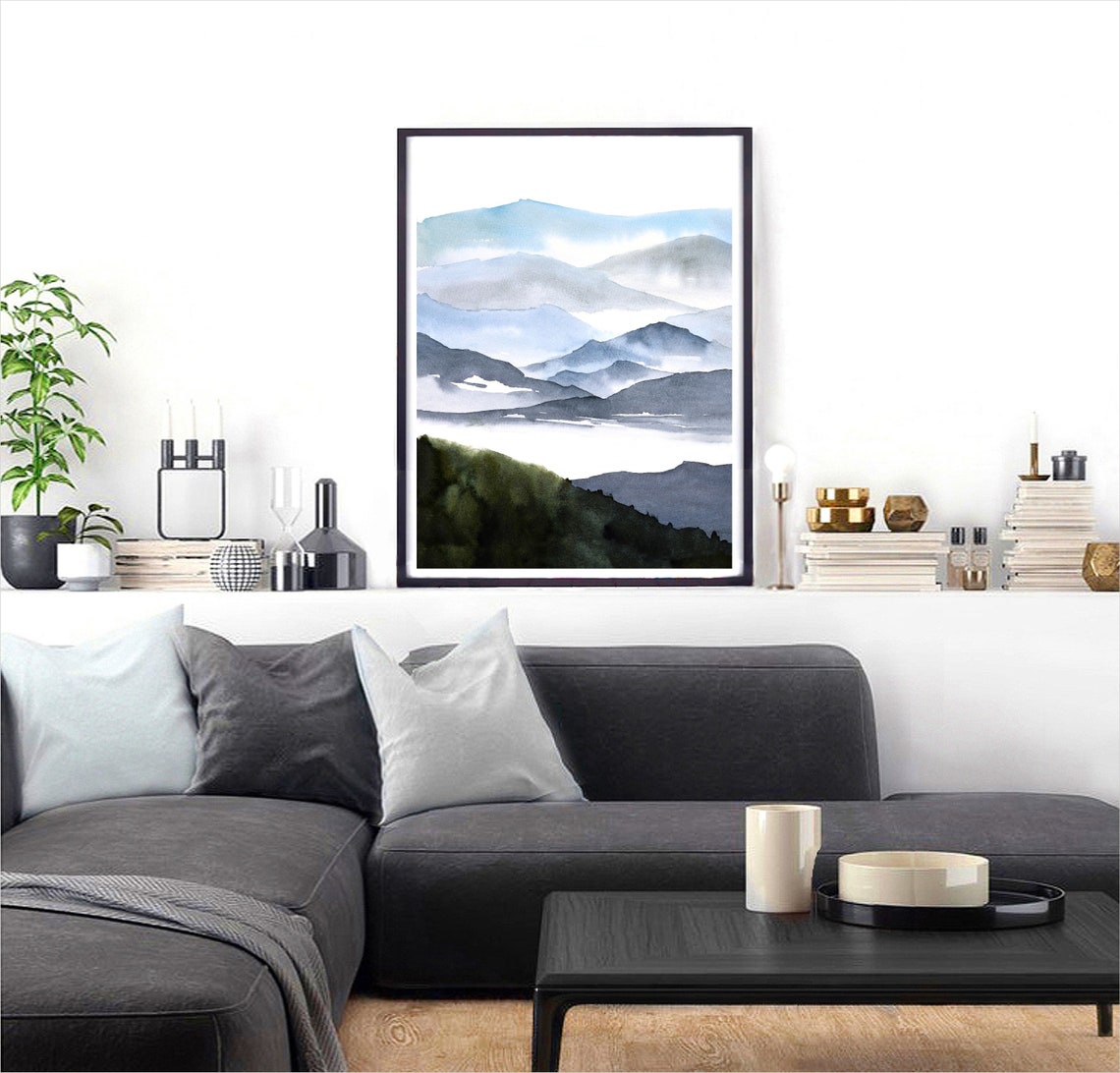 Poster Size Art Large Wall Decor Office Wall Print Etsy