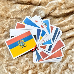 201 Country Flags Flashcards | Flags of the world Flashcards | High Quality Print| Kids Flashcards | Learning Flashcards | Home school tools