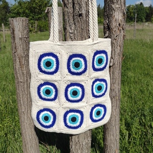 Bag Evil Eye Crochet Bag