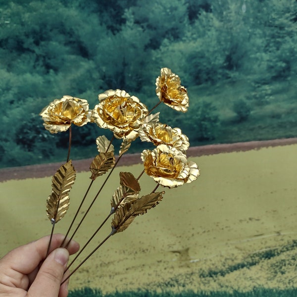 Rose Gold Ornament Etsy