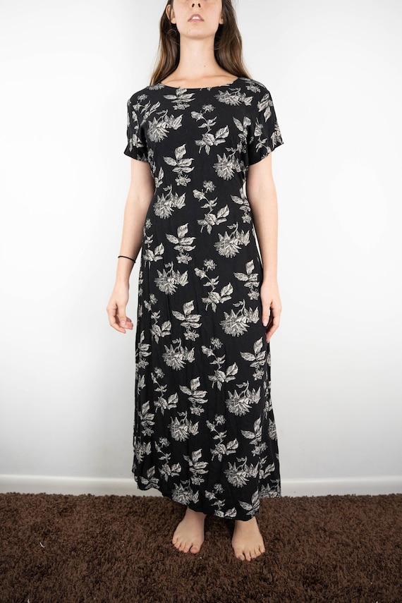 maxi dress beach vacation Tropical Twist Cutout Printed Fishtail Backless Dr Long black maid of spring2026 Color:Royal Blue+White