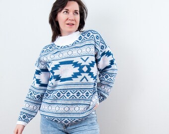 Vintage Southwest Print Sweater from Croquet Club