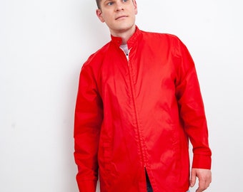 Vintage 70s Red Mod Windbreaker