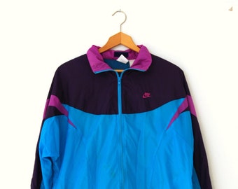 Nike Windbreaker Blue Purple - Etsy
