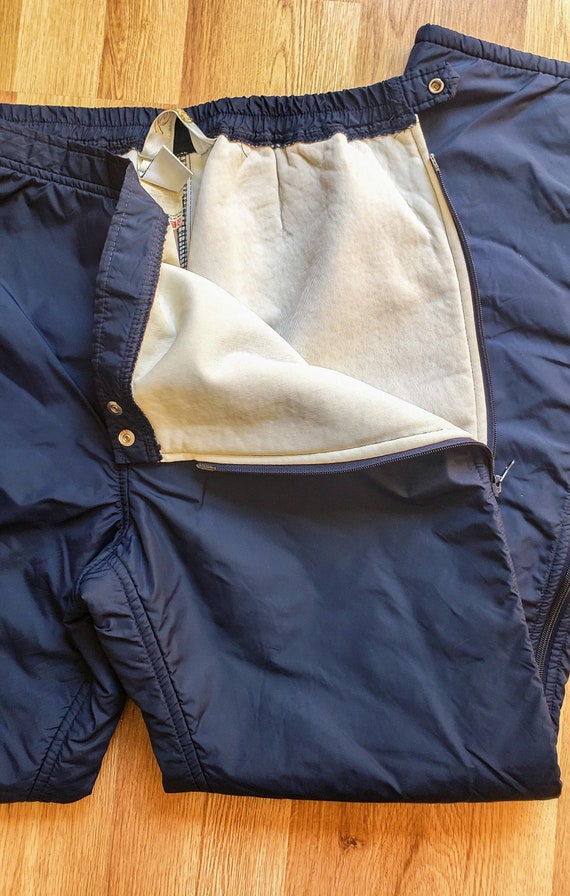 Vintage 70s Navy Snowpants from Roffe Skiwear - image 4